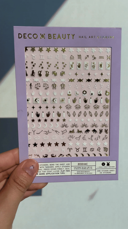 Zodiac Nails GIF VIDEO
