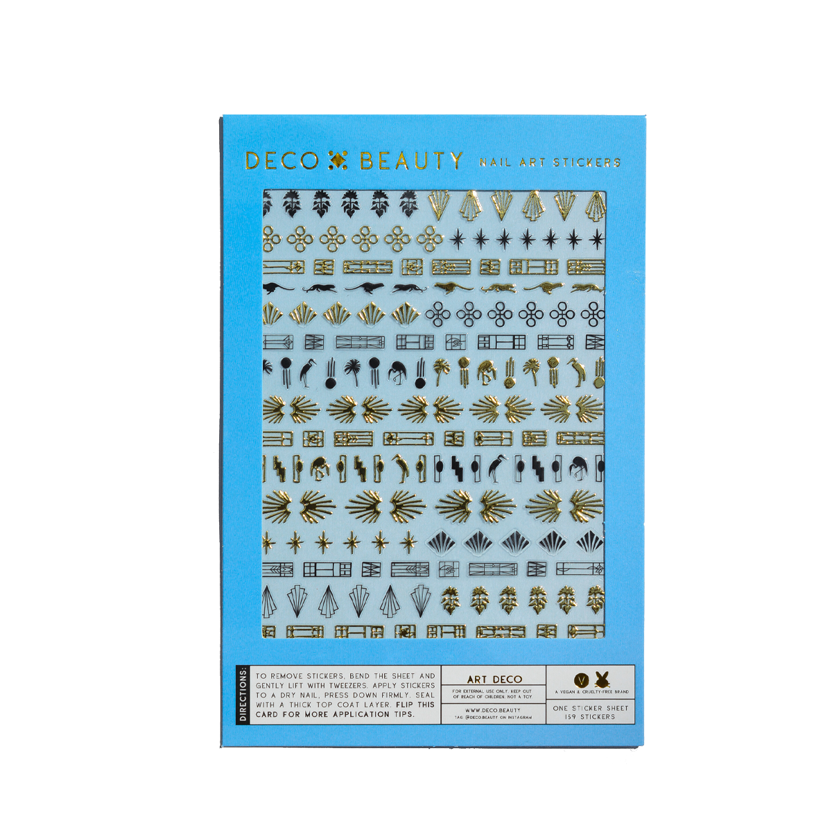 Art Deco Nail Art Stickers