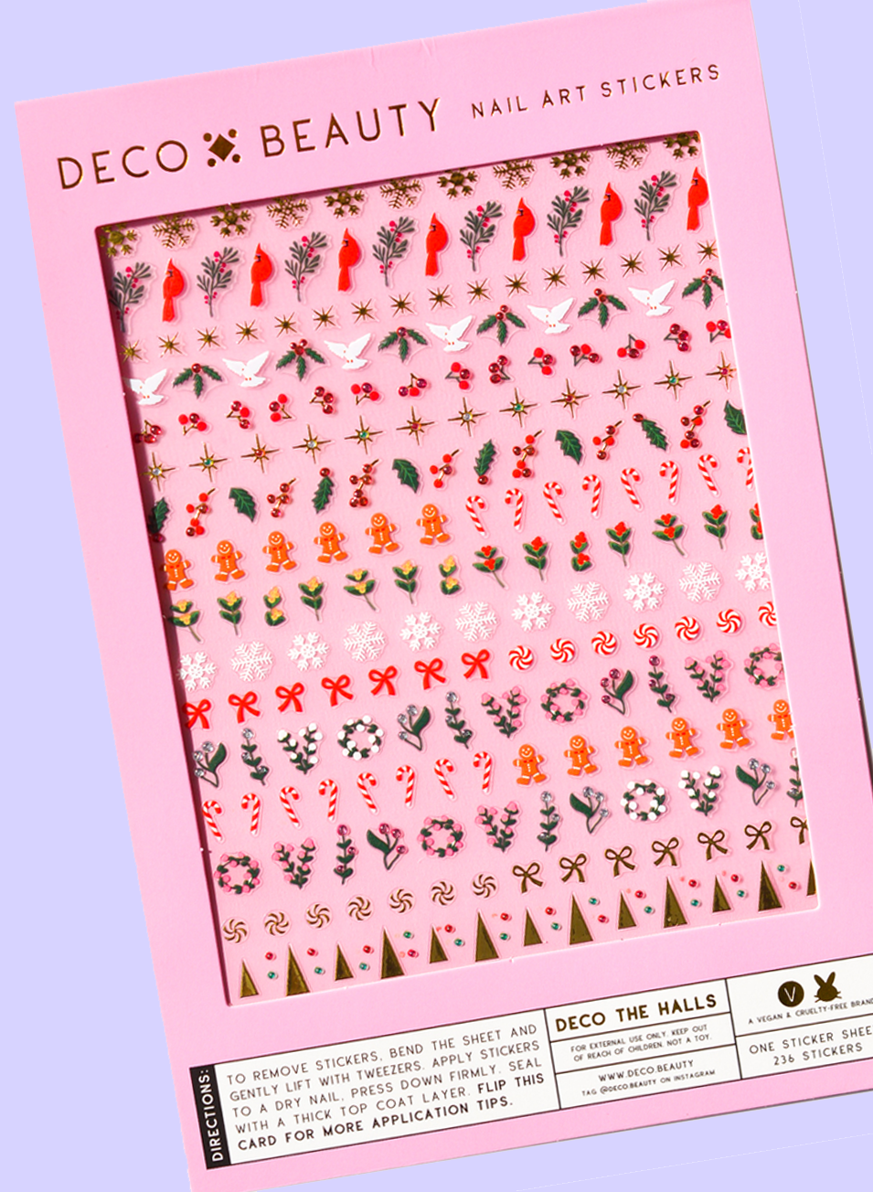 DECO THE HALLS NAIL ART STICKERS