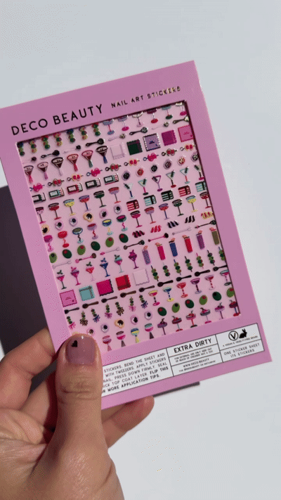 Extra Dirty nail art stickers gif