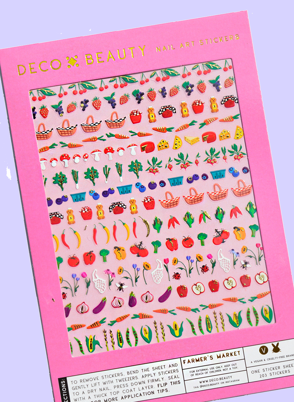 Farmer's Market Nail Art Stickers