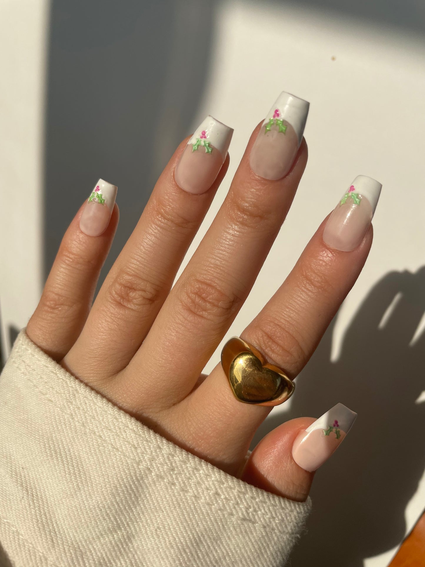 Gingerbread mistle toe stickers
