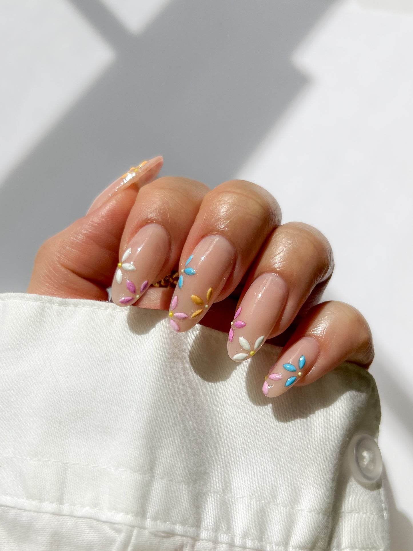 Petal Nail Art Stickers on tips