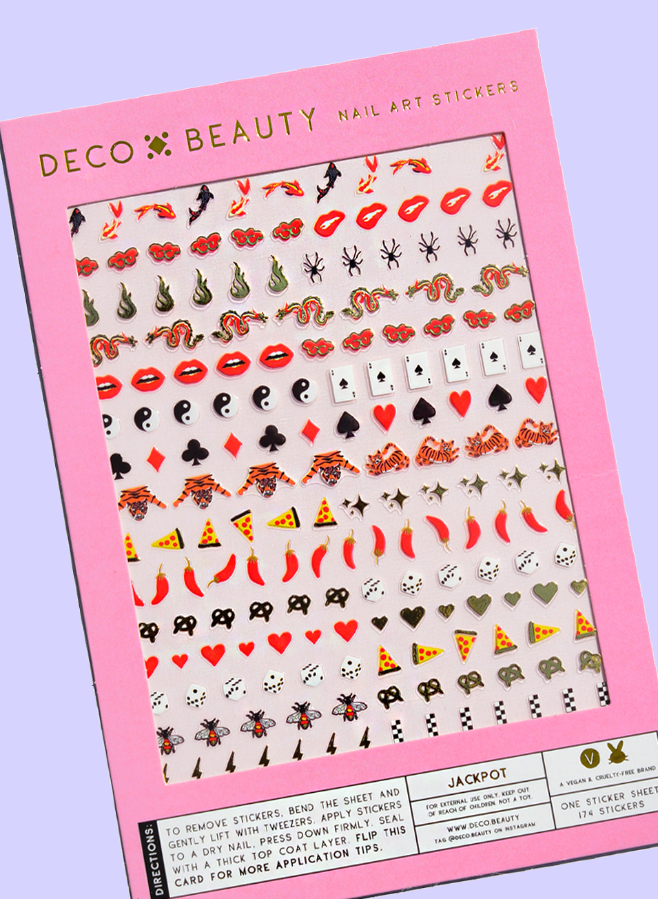 JACKPOT NAIL ART STICKERS