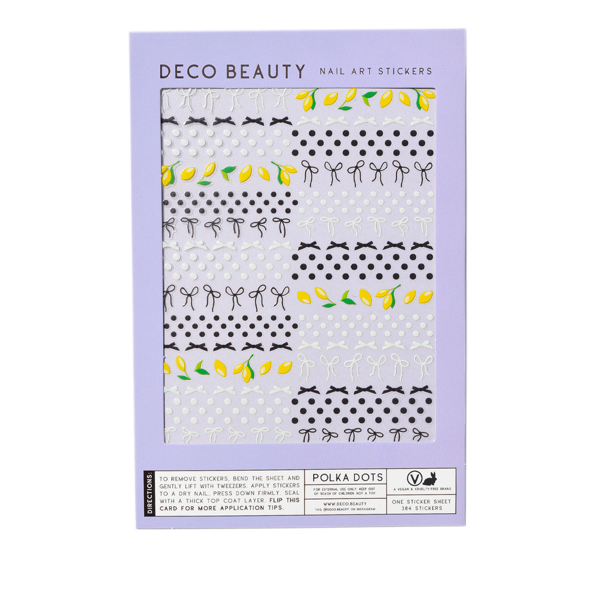 Polka Dots sheet flat lay on white background