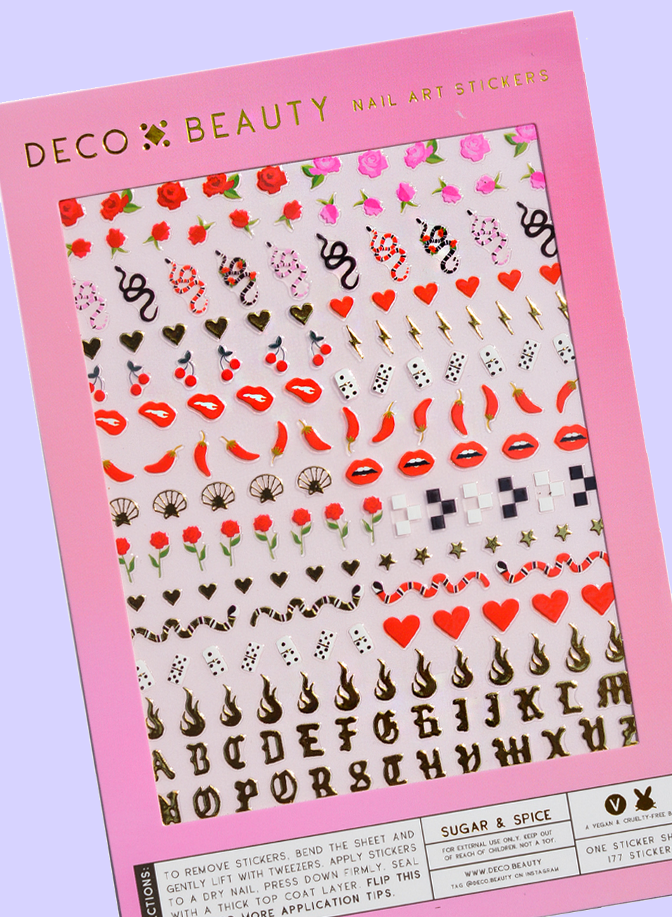 SUGAR & SPICE NAIL ART STICKERS