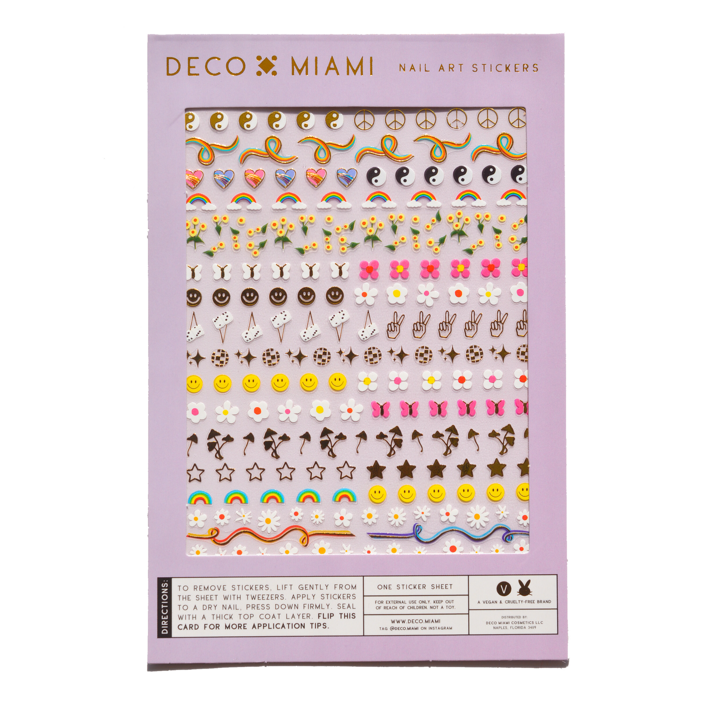 Stay Groovy Nail Art Stickers
