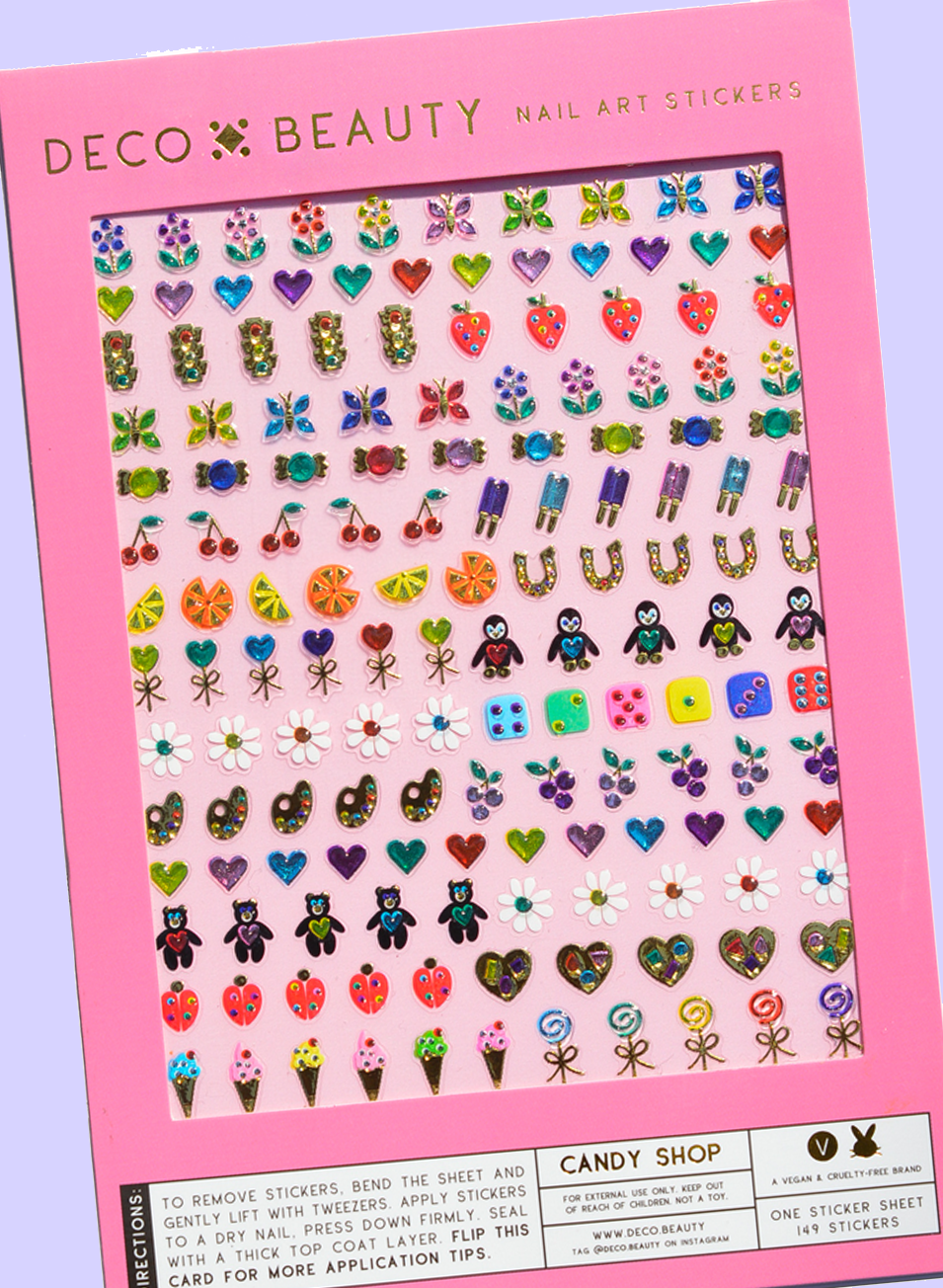 CANDY SHOP NAIL ART STICKERS