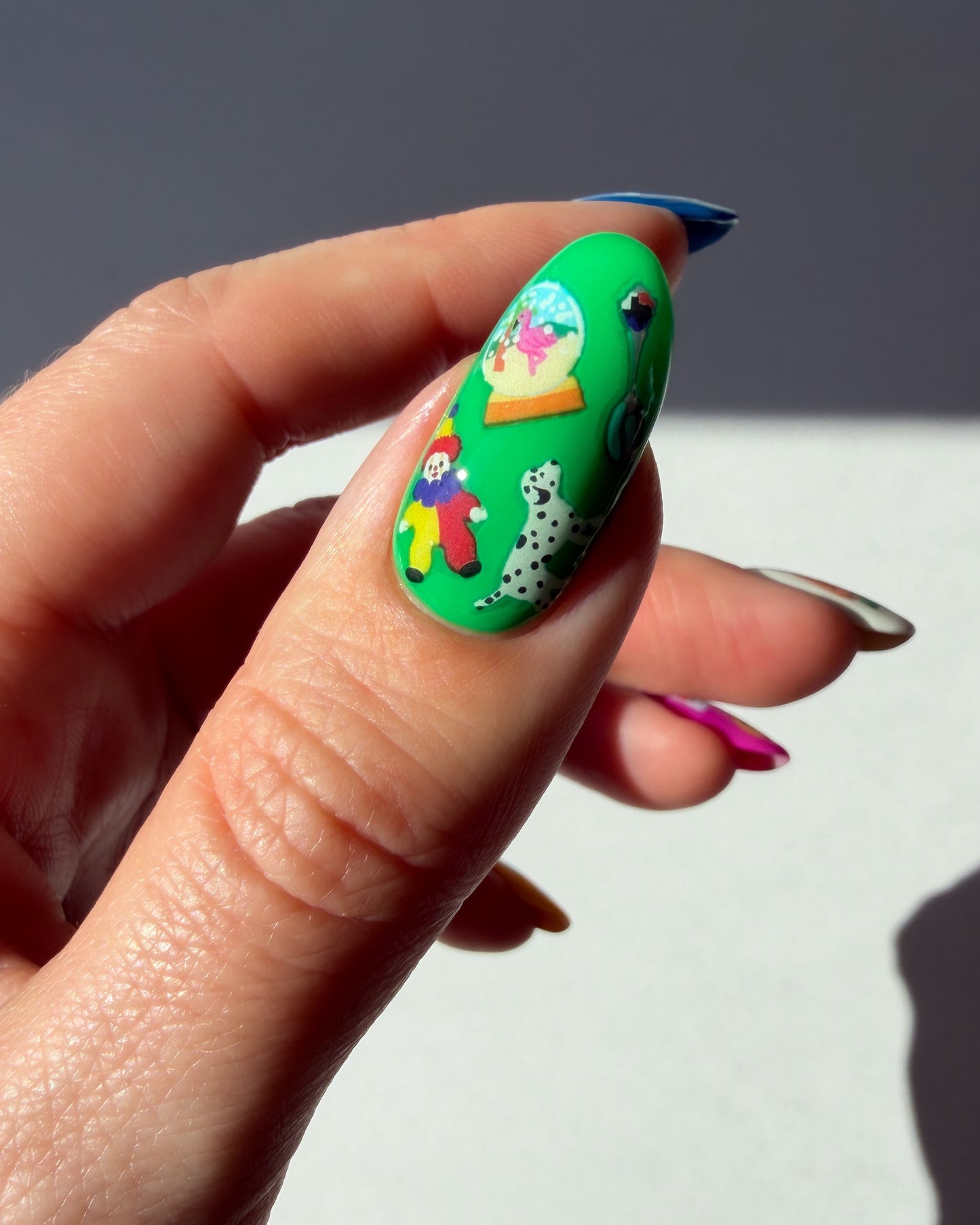 Rainbow Thrifty Nail Look thumb