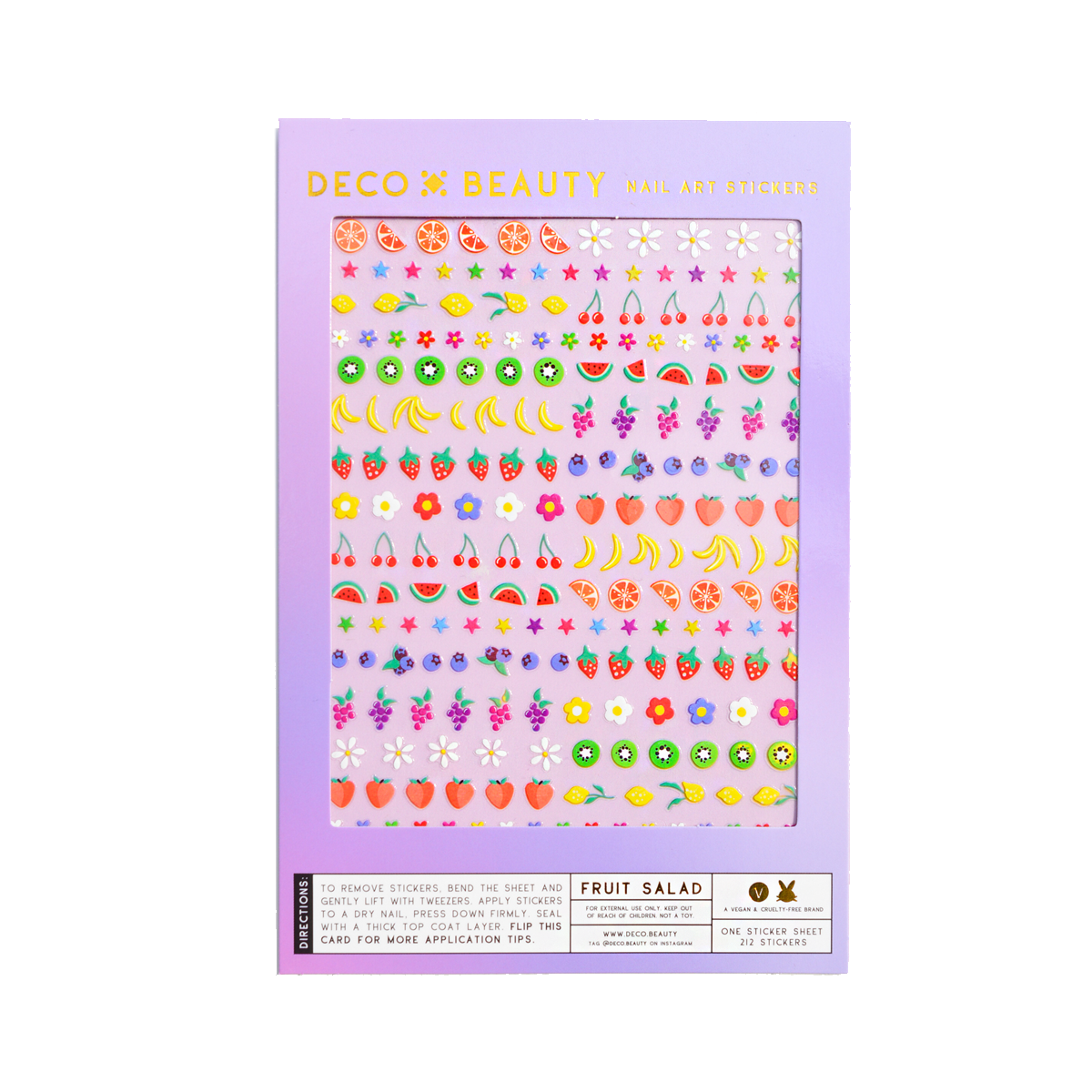 Fruit Salad nail art stickers