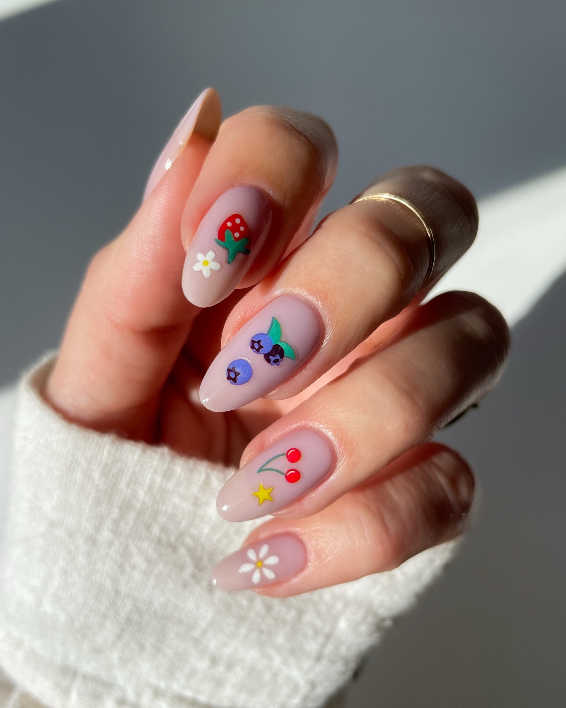 Fruit Salad on a nude base