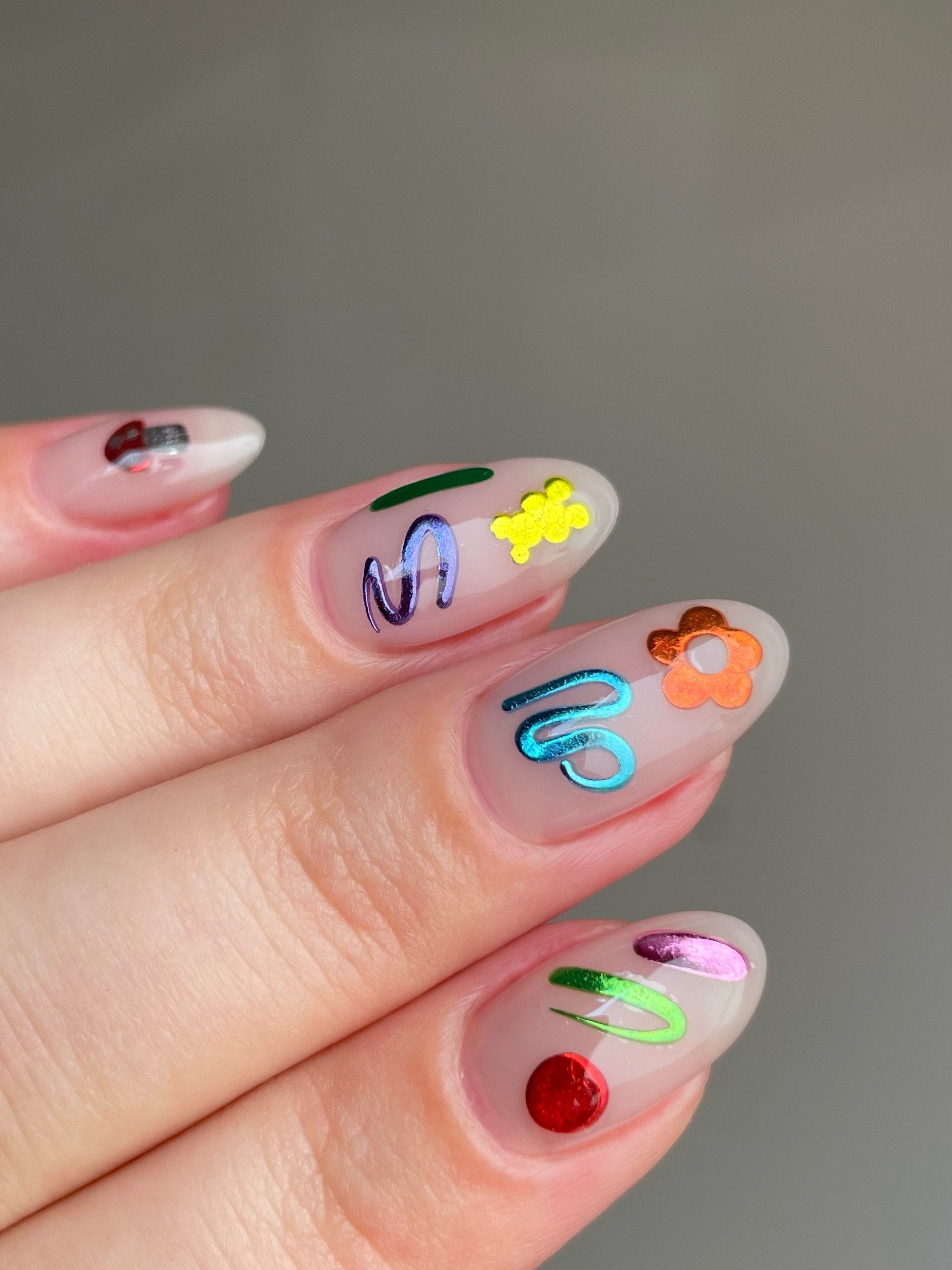 Jelly Nail art by @bugnails