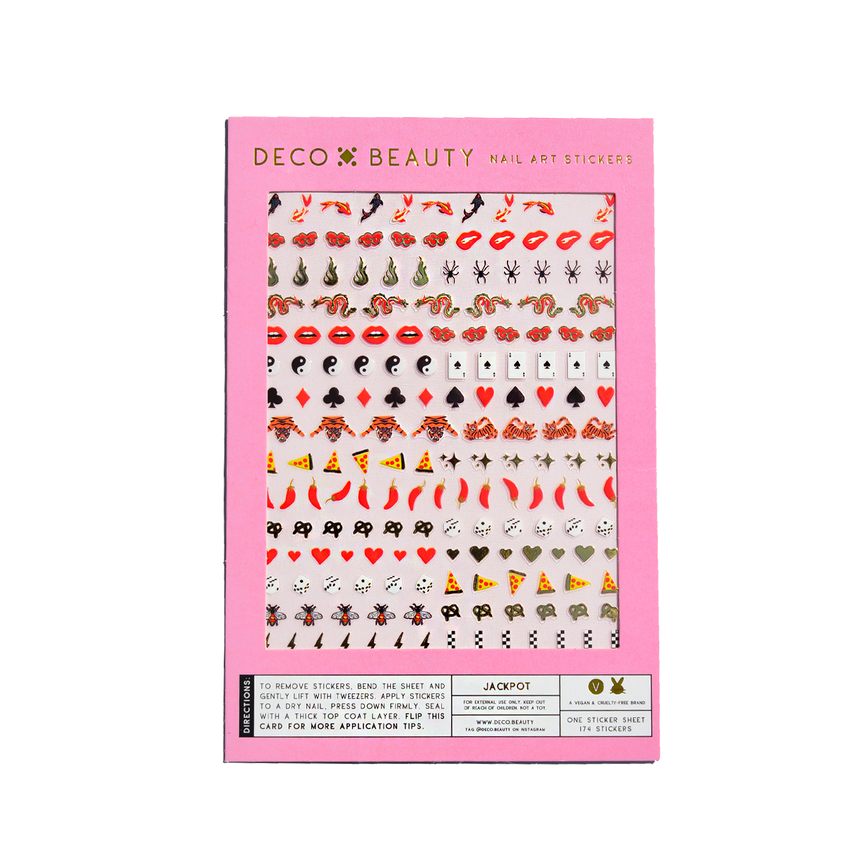 Jackpot Nail Art Stickers