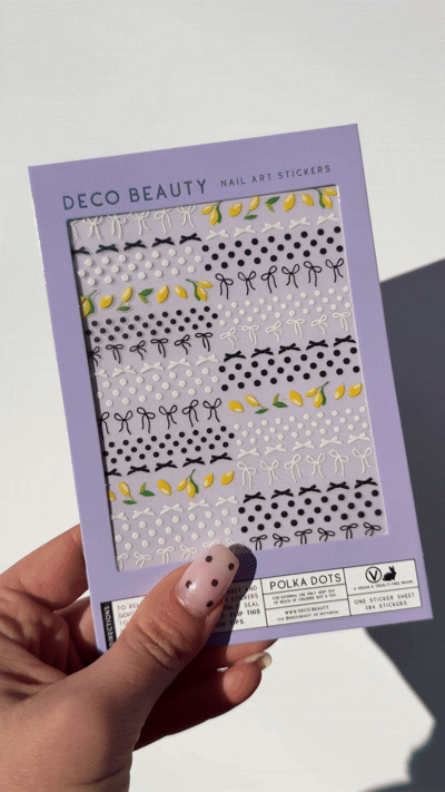 GIF of a Polka Dots sheet in natural light