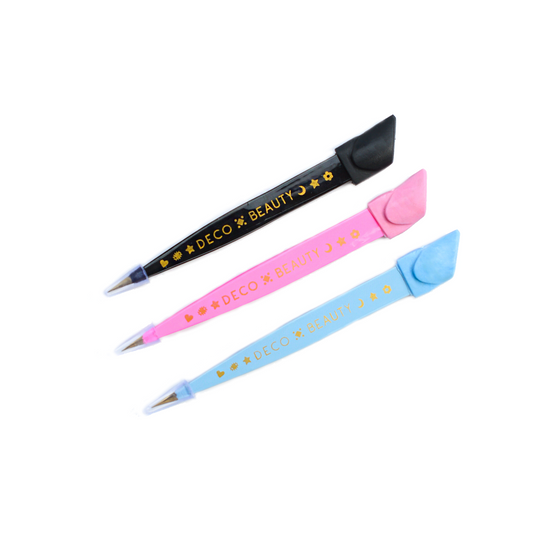 TWEEZERS - FINE POINT - BLACK, PINK, BLUE