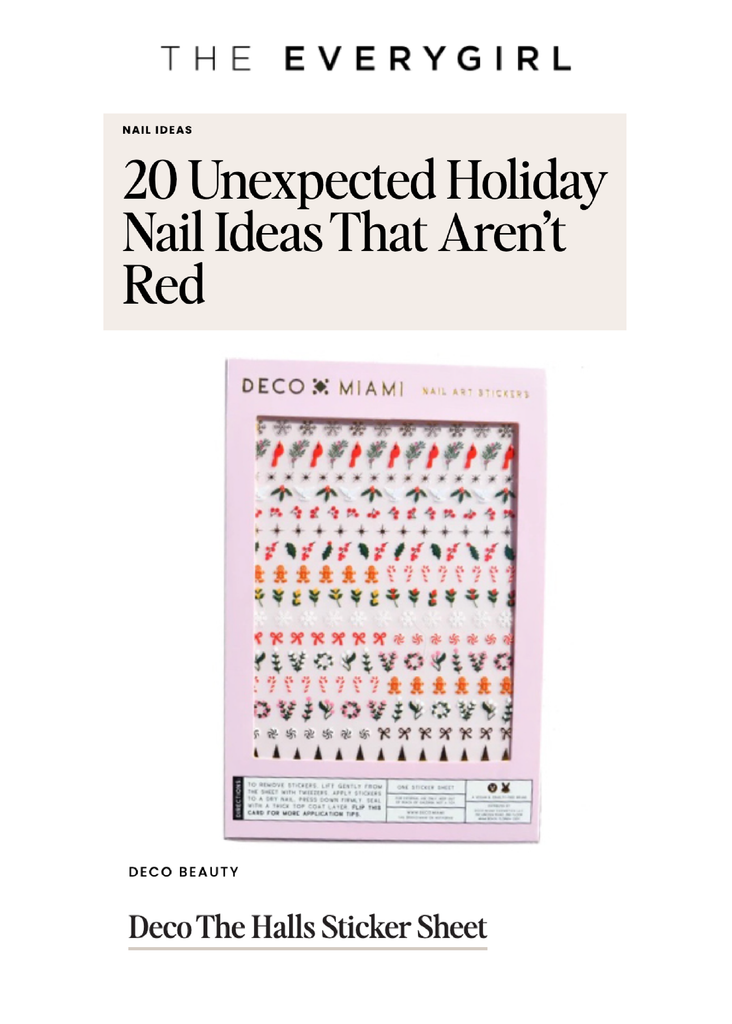 THE EVERYGIRL PRESS FEATURE SHOWING DECO THE HALLS
