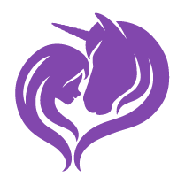 HEART WITH UNICORN IMAGE