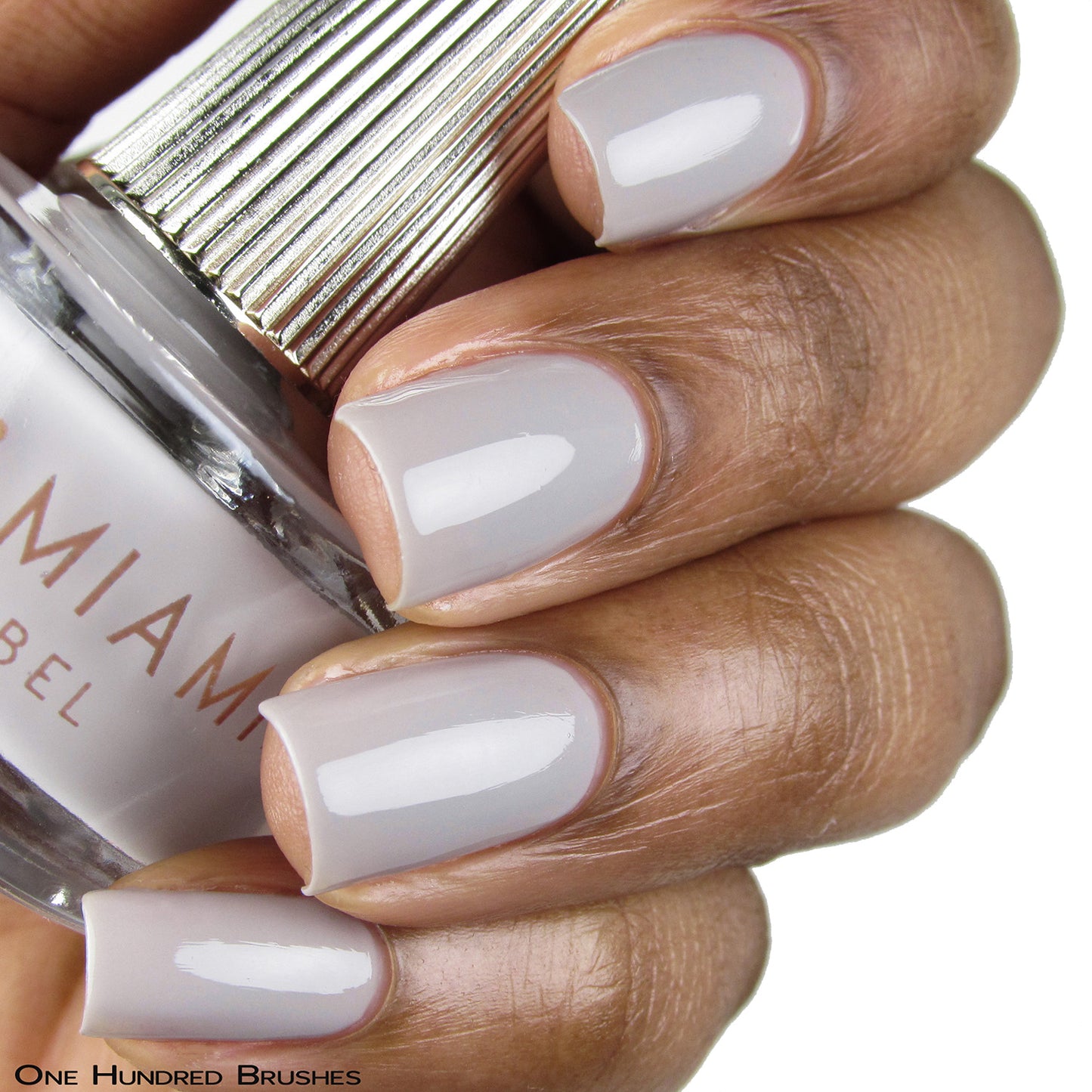 GHOSTED -grey crème nail lacquer by Deco Miami swatch