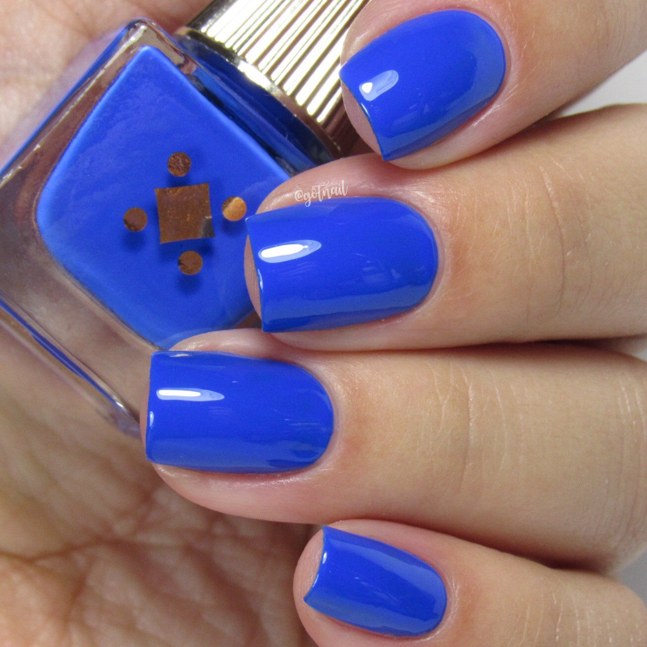 NAMASTE BY THE POOL -  royal blue crème nail lacquer by Deco Miami