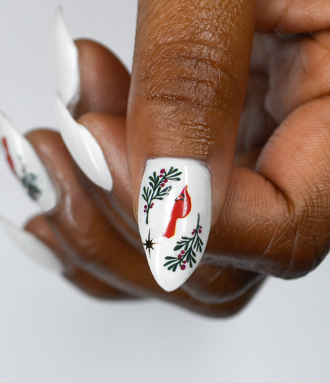 Deco The Halls gingerbread nail look